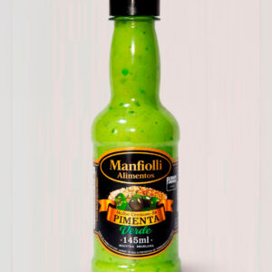 Molho Cremoso de Pimenta Verde Manfiolli 145ml
